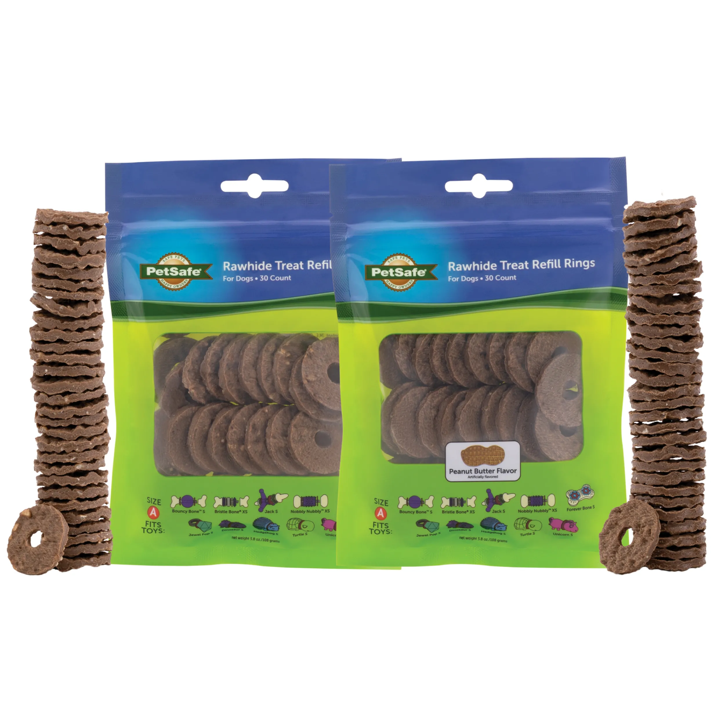 Shop PetSafe Busy Buddy® Dog Treat Ring Variety Pack, 60 Count, Small