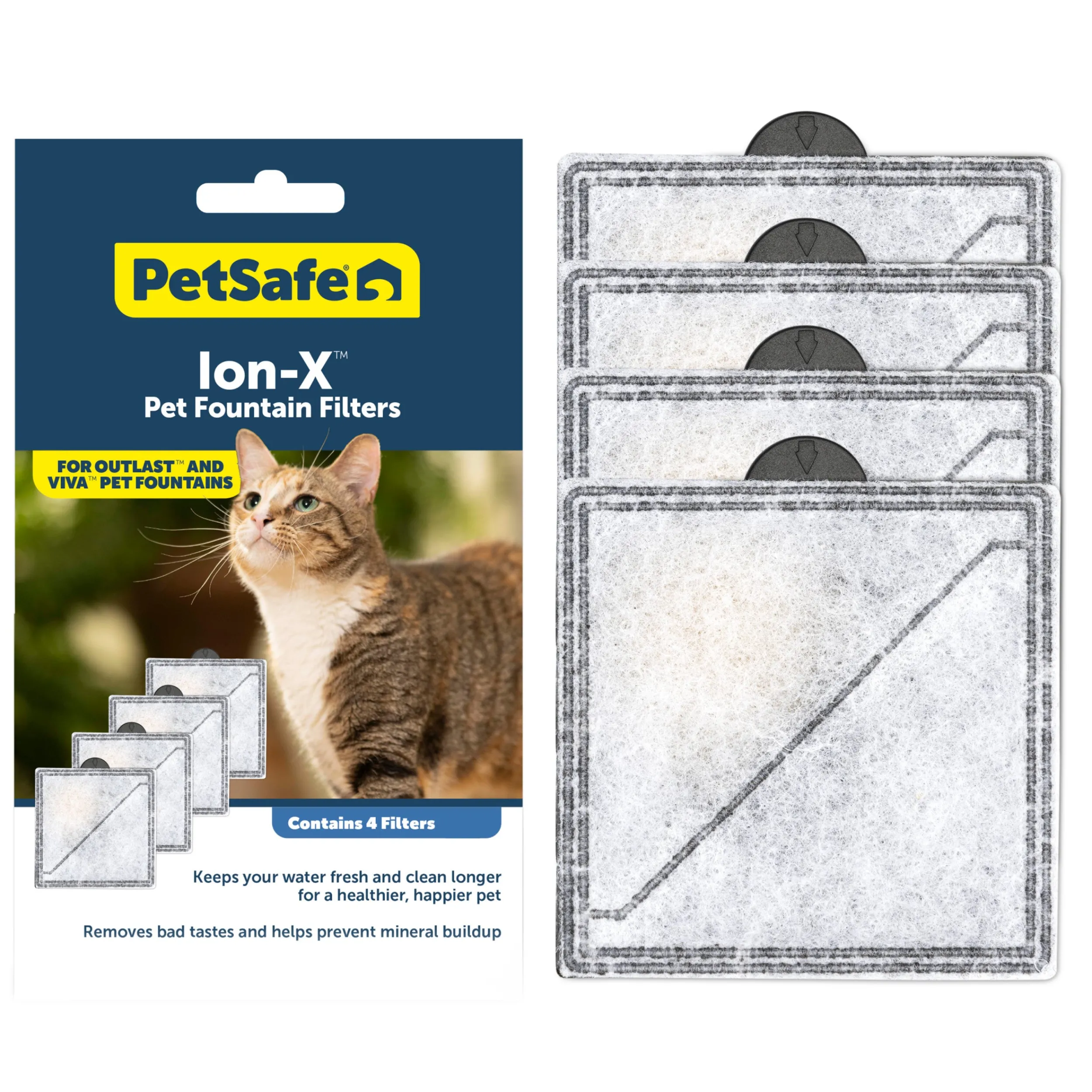 Best Sale PetSafe Ion-X™ Pet Fountain Filters, 4-Pack