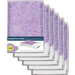 Online PetSafe ScoopFree® Complete Disposable Crystal Litter Tray, Lavender, 6-Pack
