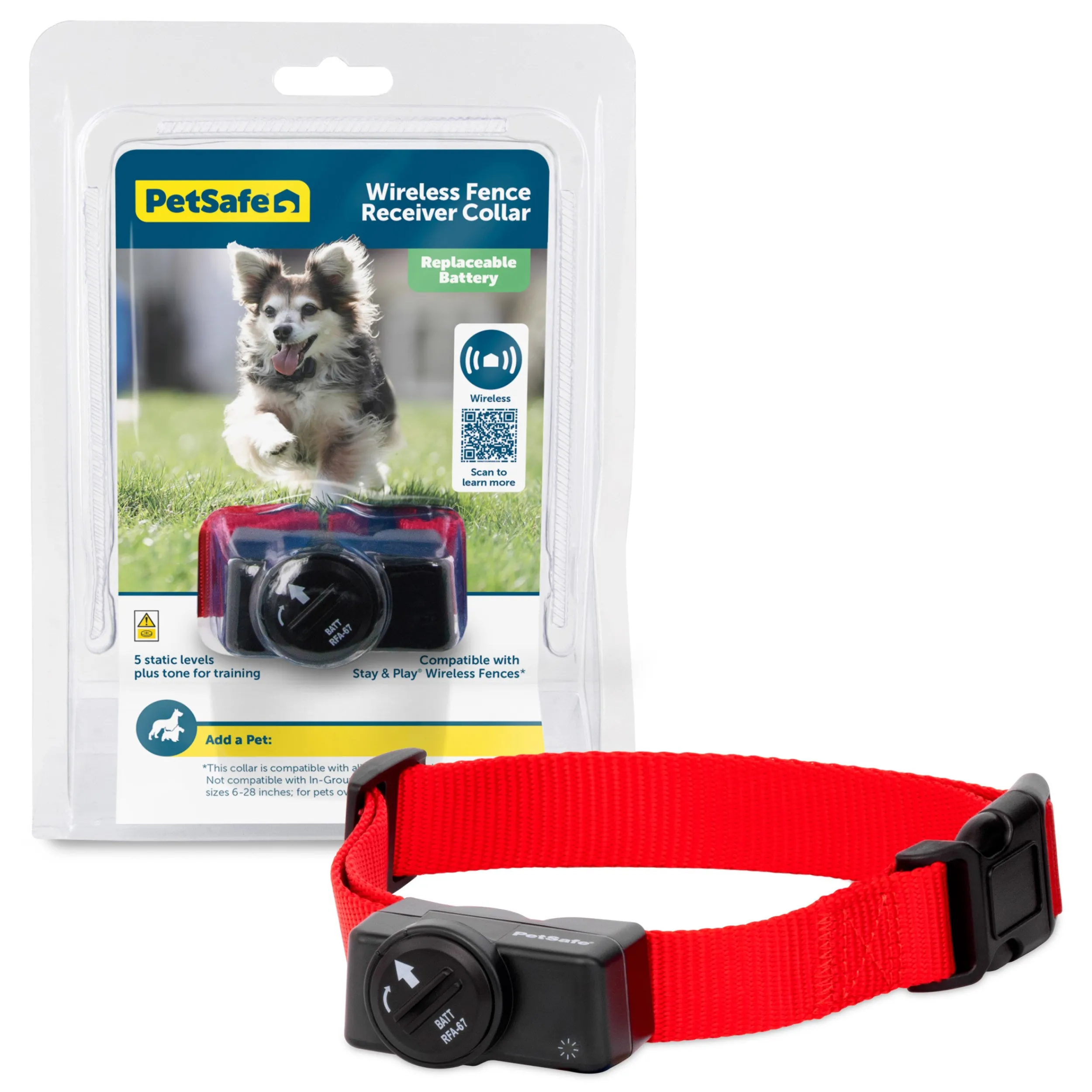 Online PetSafe Wireless Pet Containment System Receiver Collar